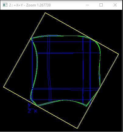 Not optimal OBB by PCA