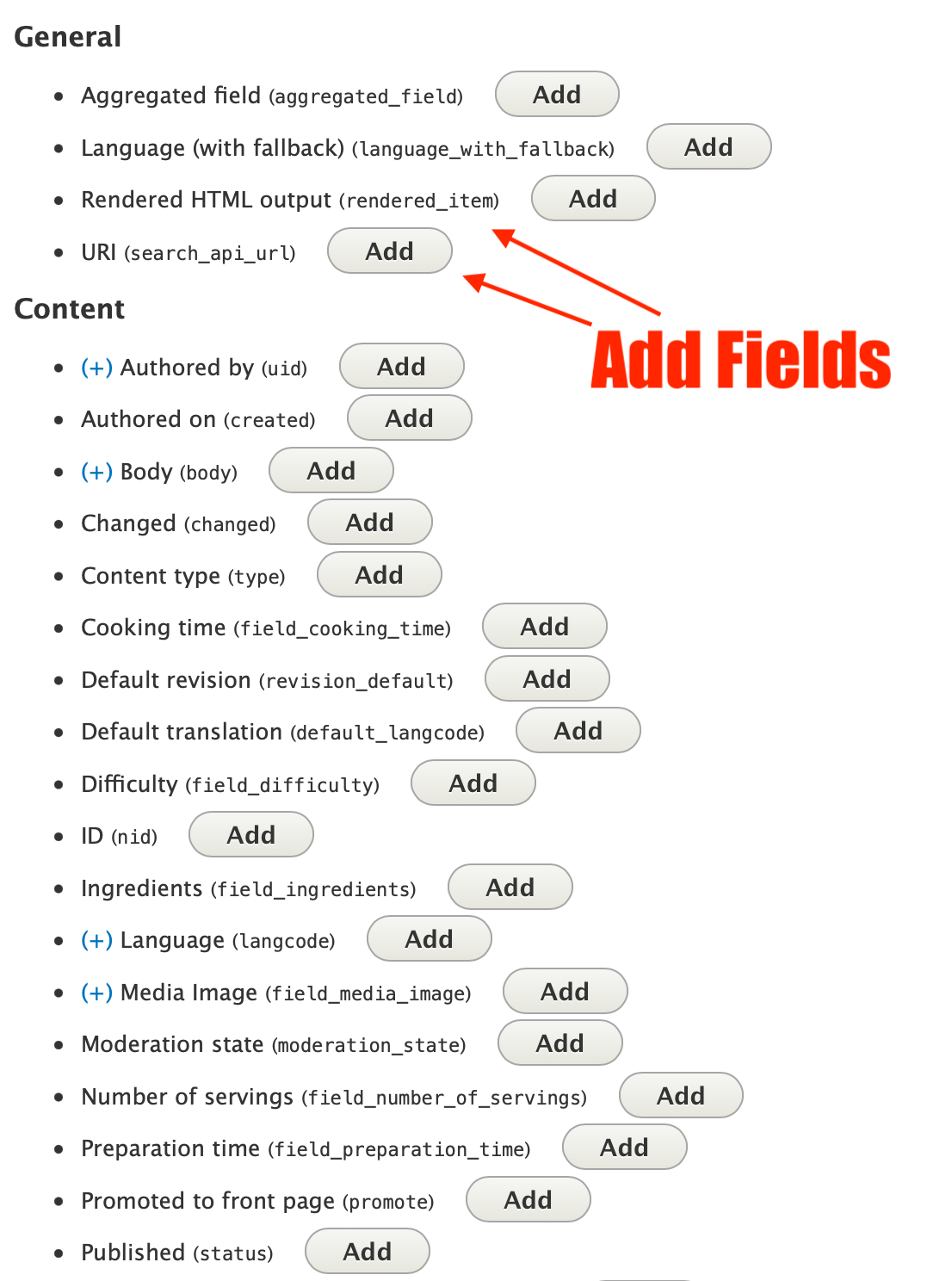 Simple Content Index